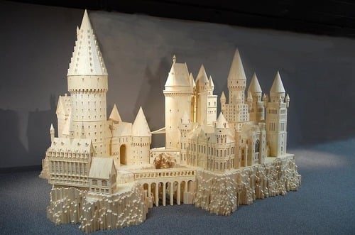 Matchstick Replica of Minas Tirith From Lord of the Rings